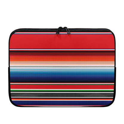 Vintage Mexican Serape Pattern Print Laptop Sleeve