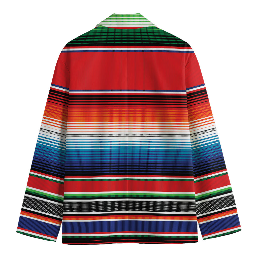 Vintage Mexican Serape Pattern Print Men's Blazer