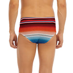 Vintage Mexican Serape Pattern Print Men's Briefs