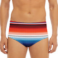 Vintage Mexican Serape Pattern Print Men's Triangle Swim Briefs