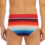 Vintage Mexican Serape Pattern Print Men's Triangle Swim Briefs