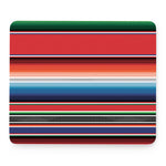 Vintage Mexican Serape Pattern Print Mouse Pad