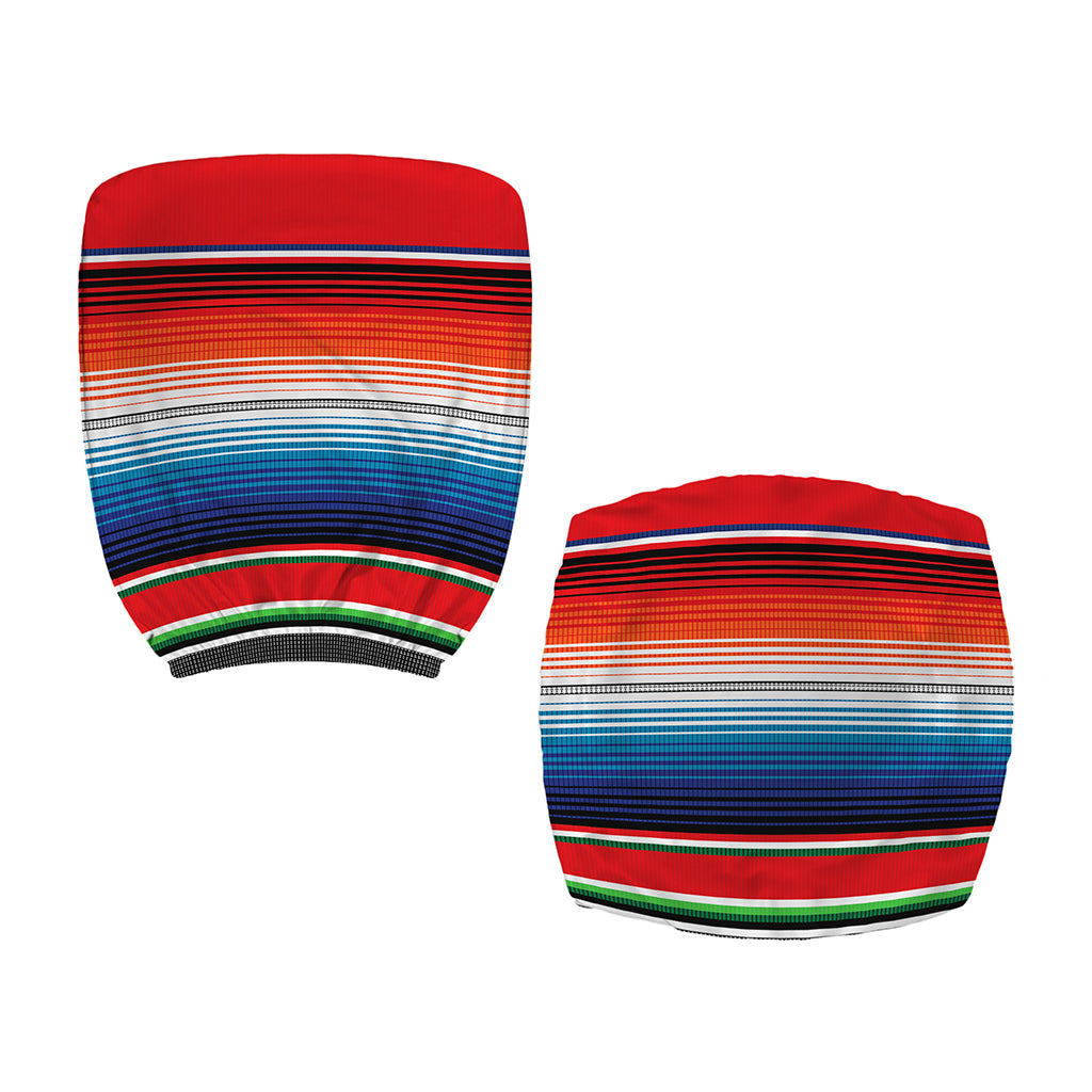 Vintage Mexican Serape Pattern Print Office Chair Cover