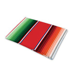 Vintage Mexican Serape Pattern Print Pet Cooling Mat Cover