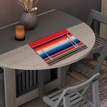 Vintage Mexican Serape Pattern Print Placemat