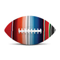 Vintage Mexican Serape Pattern Print Rugby Ball