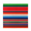 Vintage Mexican Serape Pattern Print Silk Bandana