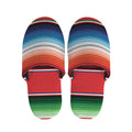 Vintage Mexican Serape Pattern Print Slippers