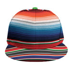 Vintage Mexican Serape Pattern Print Snapback Cap
