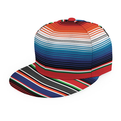 Vintage Mexican Serape Pattern Print Snapback Cap