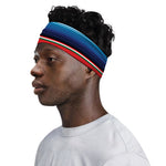 Vintage Mexican Serape Pattern Print Sports Headband