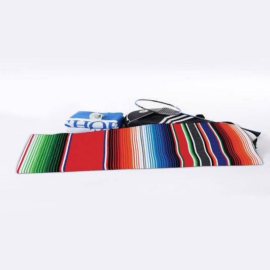 Vintage Mexican Serape Pattern Print Sports Towel