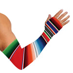 Vintage Mexican Serape Pattern Print Sun Protection Arm Sleeves