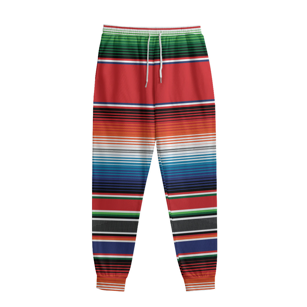 Vintage Mexican Serape Pattern Print Sweatpants