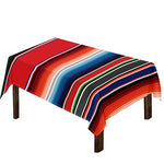 Vintage Mexican Serape Pattern Print Tablecloth
