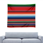 Vintage Mexican Serape Pattern Print Tapestry