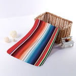 Vintage Mexican Serape Pattern Print Towel