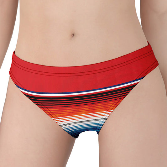 Vintage Mexican Serape Pattern Print Women's Panties