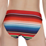 Vintage Mexican Serape Pattern Print Women's Panties