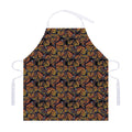 Vintage Monarch Butterfly Pattern Print Adjustable Apron