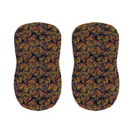 Vintage Monarch Butterfly Pattern Print Bar Stool Covers