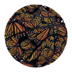 Vintage Monarch Butterfly Pattern Print Basketball