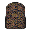 Vintage Monarch Butterfly Pattern Print Casual Backpack