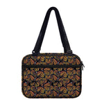 Vintage Monarch Butterfly Pattern Print Double Strap Bible Bag