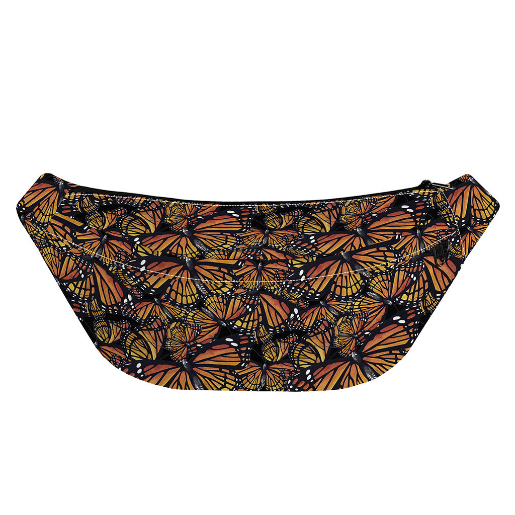 Vintage Monarch Butterfly Pattern Print Fanny Pack