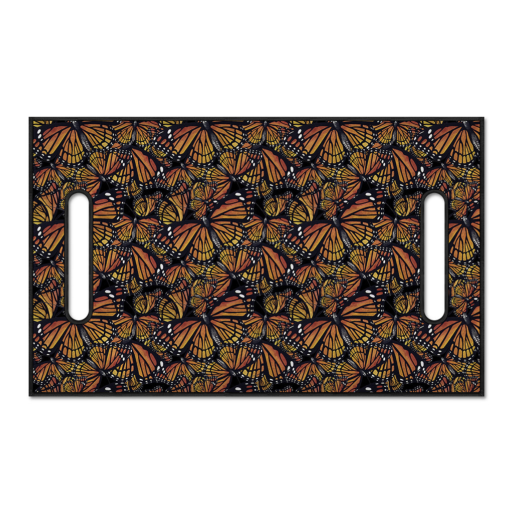 Vintage Monarch Butterfly Pattern Print Golf Cart Seat Cover