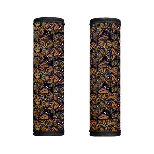 Vintage Monarch Butterfly Pattern Print Handle Covers