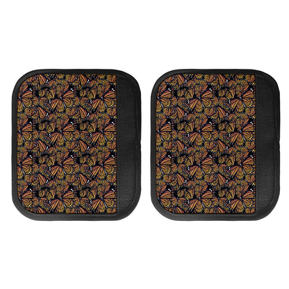 Vintage Monarch Butterfly Pattern Print Handle Covers