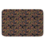 Vintage Monarch Butterfly Pattern Print Indoor Door Mat