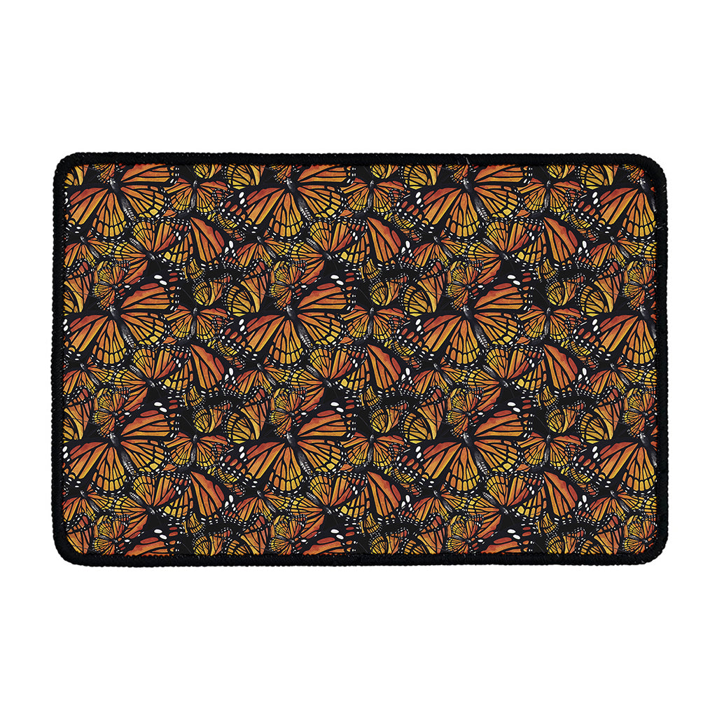 Vintage Monarch Butterfly Pattern Print Kitchen Mat