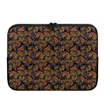 Vintage Monarch Butterfly Pattern Print Laptop Sleeve