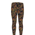 Vintage Monarch Butterfly Pattern Print Men's Leggings