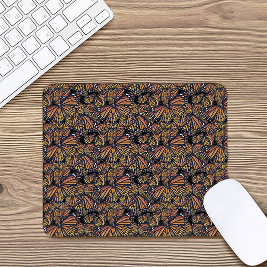 Vintage Monarch Butterfly Pattern Print Mouse Pad