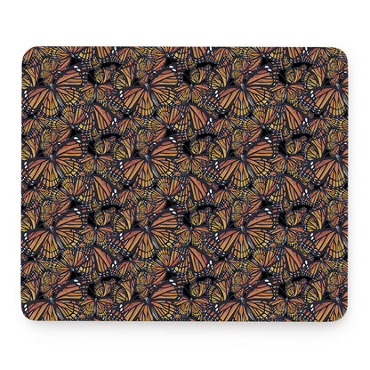 Vintage Monarch Butterfly Pattern Print Mouse Pad