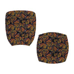 Vintage Monarch Butterfly Pattern Print Office Chair Cover