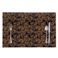 Vintage Monarch Butterfly Pattern Print Placemat