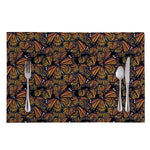 Vintage Monarch Butterfly Pattern Print Placemat