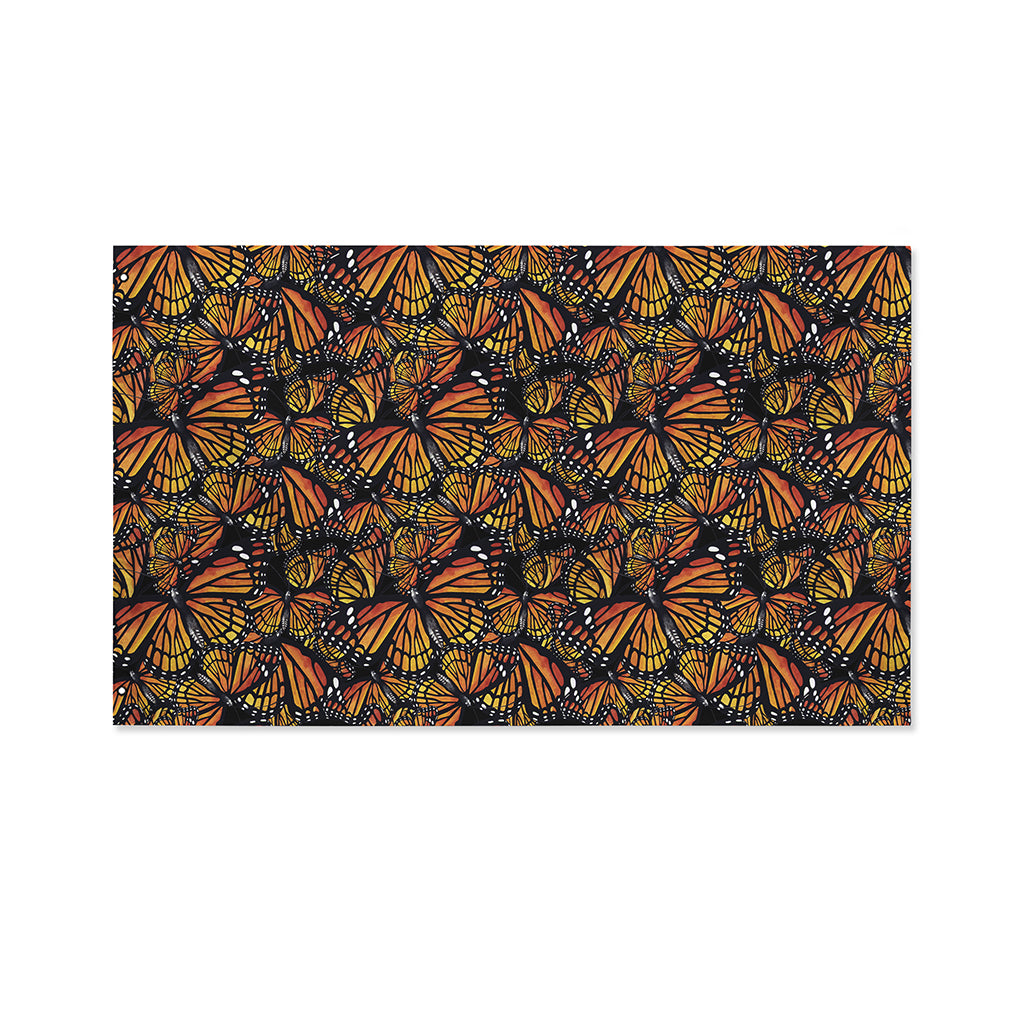 Vintage Monarch Butterfly Pattern Print Polyester Flag