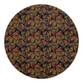 Vintage Monarch Butterfly Pattern Print Round Blanket