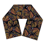 Vintage Monarch Butterfly Pattern Print Scarf