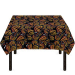Vintage Monarch Butterfly Pattern Print Tablecloth