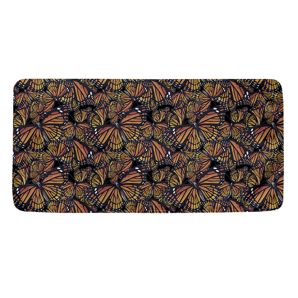Vintage Monarch Butterfly Pattern Print Towel