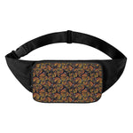 Vintage Monarch Butterfly Pattern Print Waist Bag