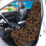 Vintage Monarch Butterfly Pattern Print Waterproof Car Seat Cover