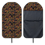 Vintage Monarch Butterfly Pattern Print Waterproof Car Seat Cover