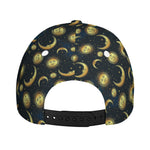 Vintage Moon And Sun Pattern Print Baseball Cap